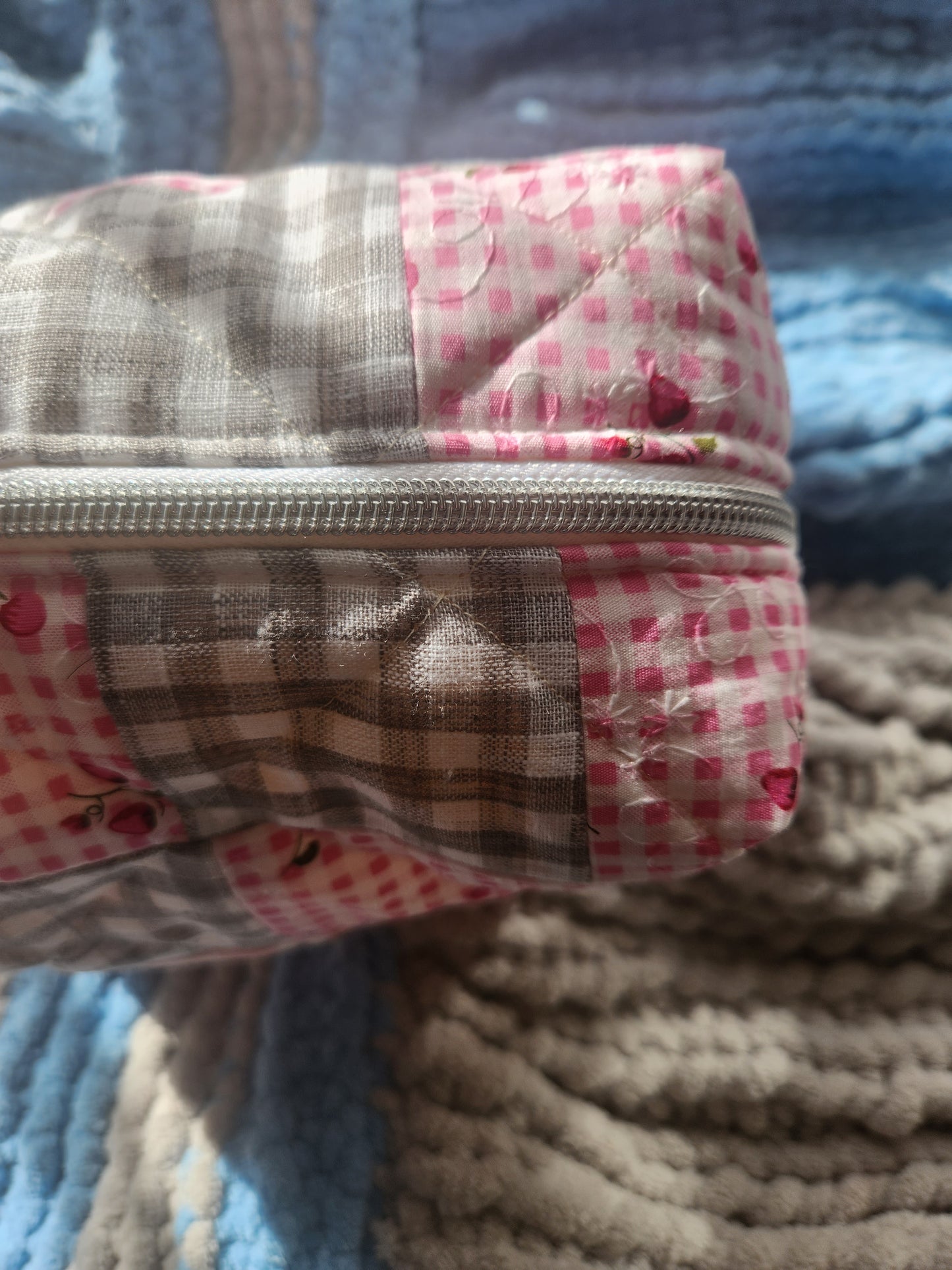 Patchwork toiletry-bag