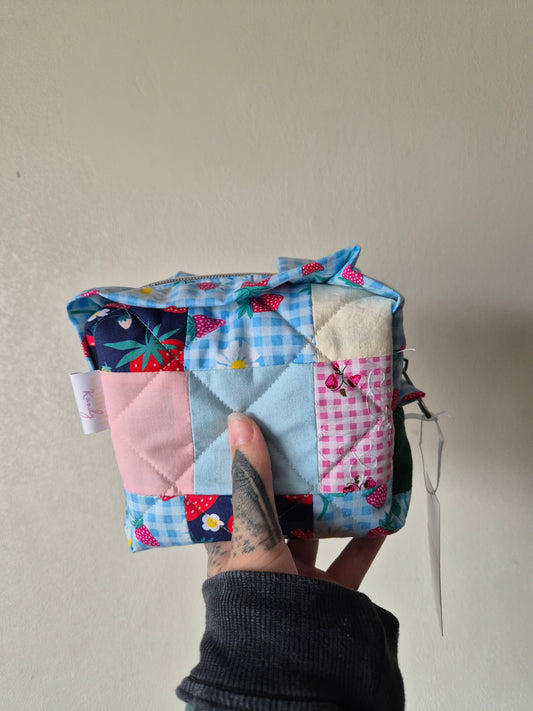 Patchwork toiletry-bag