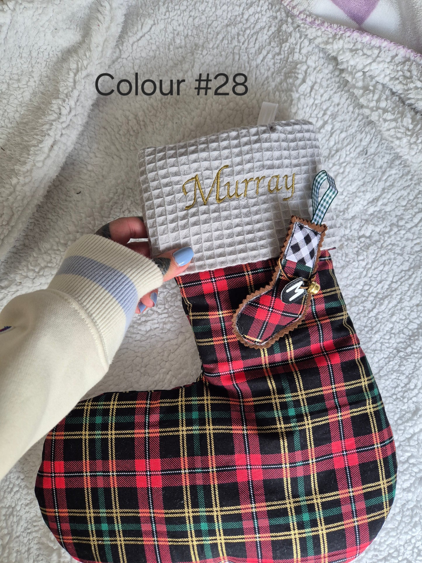 Tartan Christmas stocking